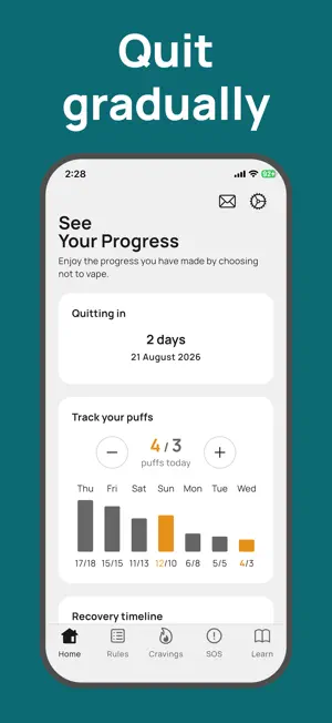 Quit Vaping - Vapeno screenshot 4