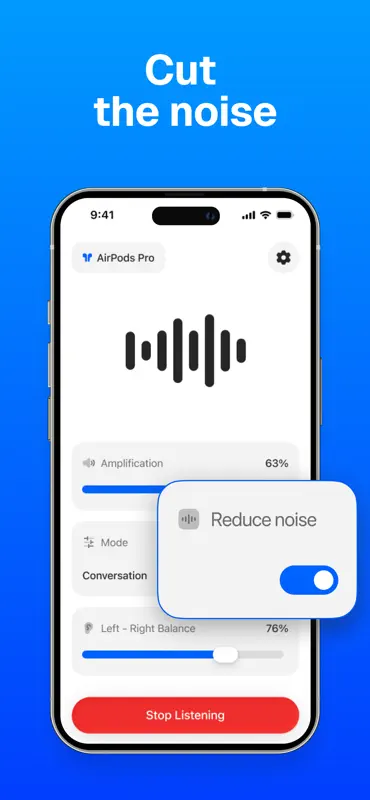 補聴器アプリ - AirPods用 集音器 screenshot 4 of 6