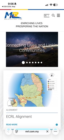 EGK ECRL Map screenshot