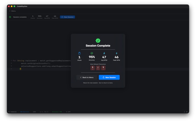 Code Rhythm screenshot