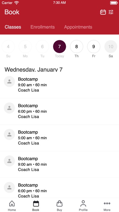 App screenshot
