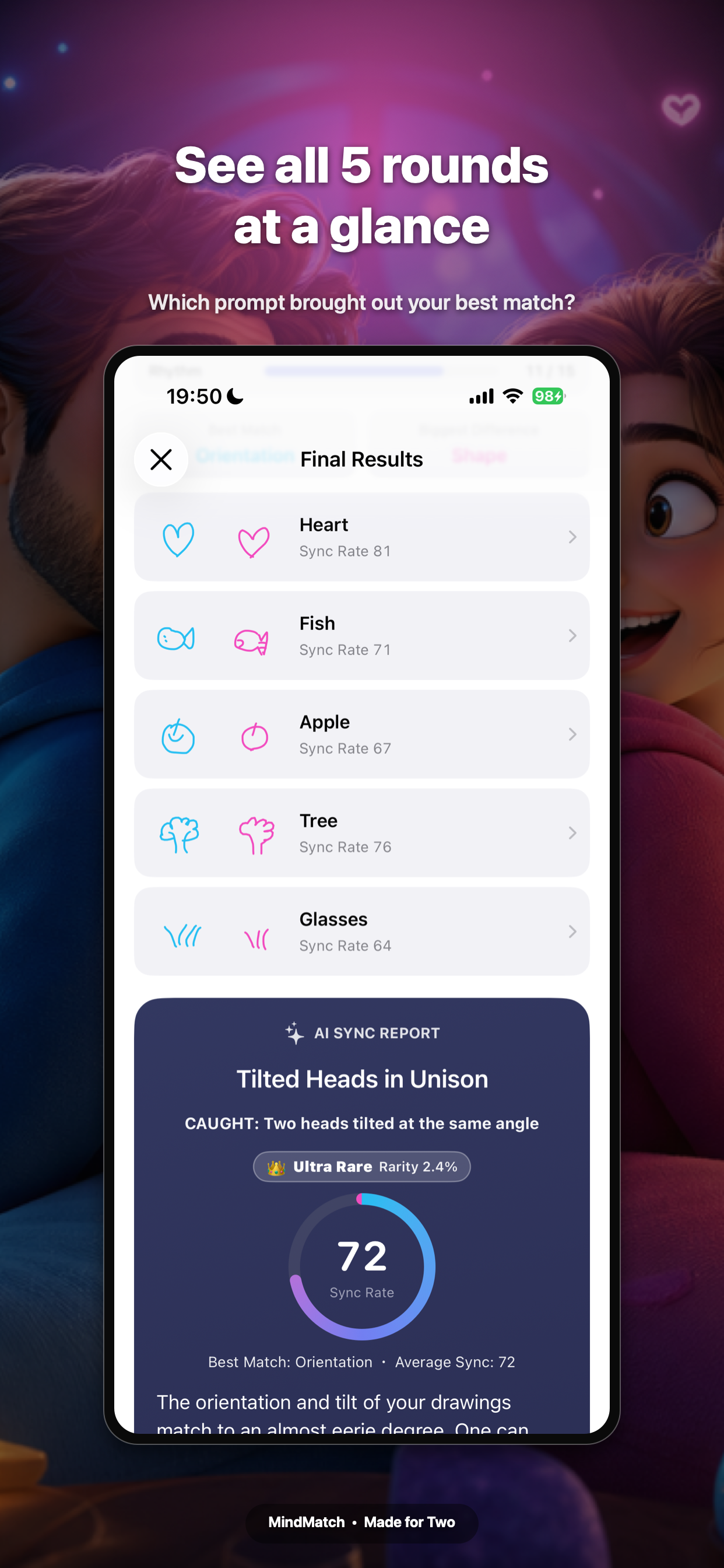 MindMatch: Couple Sync Game screenshot 3