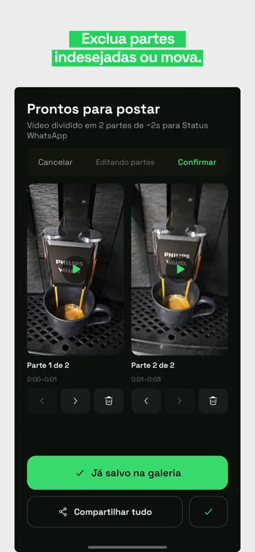 ClipCut - Divisor de vídeos screenshot 7 of 7