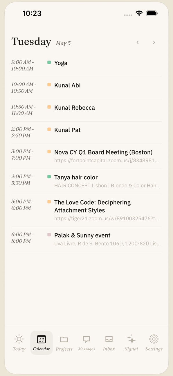 iPhone screenshot