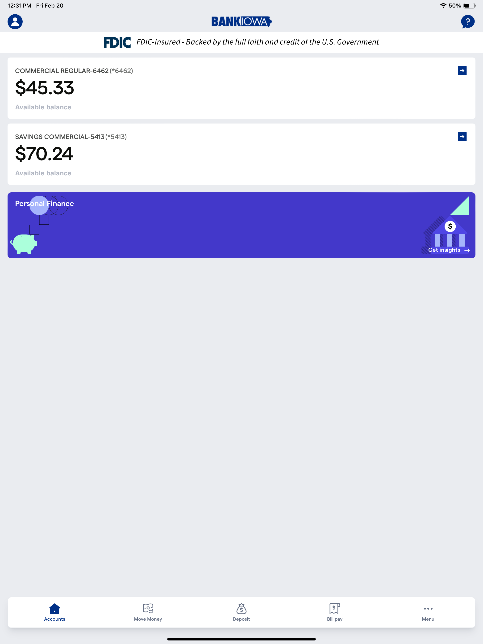 BankIowa Mobile