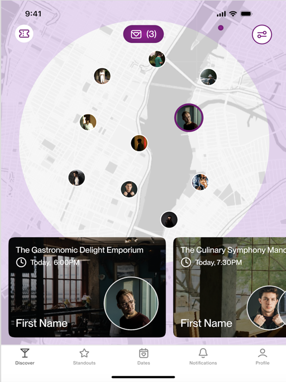 Marble: Dating, Chat & Friends iPad screenshot 4 - Lifestyle app