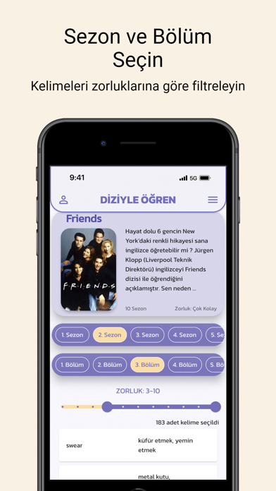 Diziyle Öğren–İngilizce Kelime Screenshot