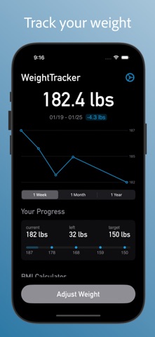 WeightTracker - Track Progress screenshot