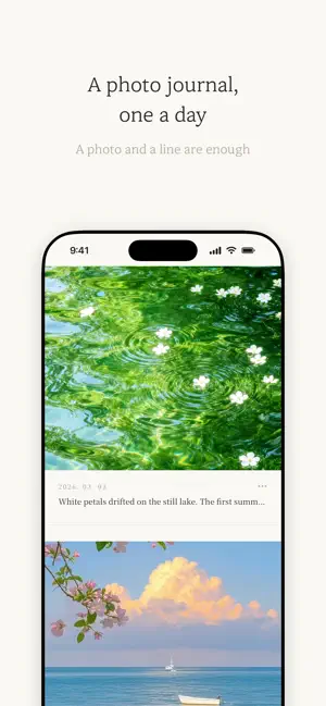 Today, a Note — Photo Diary screenshot 1
