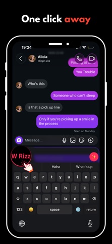W Rizzz - Rizz Keyboard app screenshot