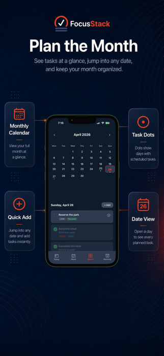 FocusStack: Task Planner Screenshot 3 of 6