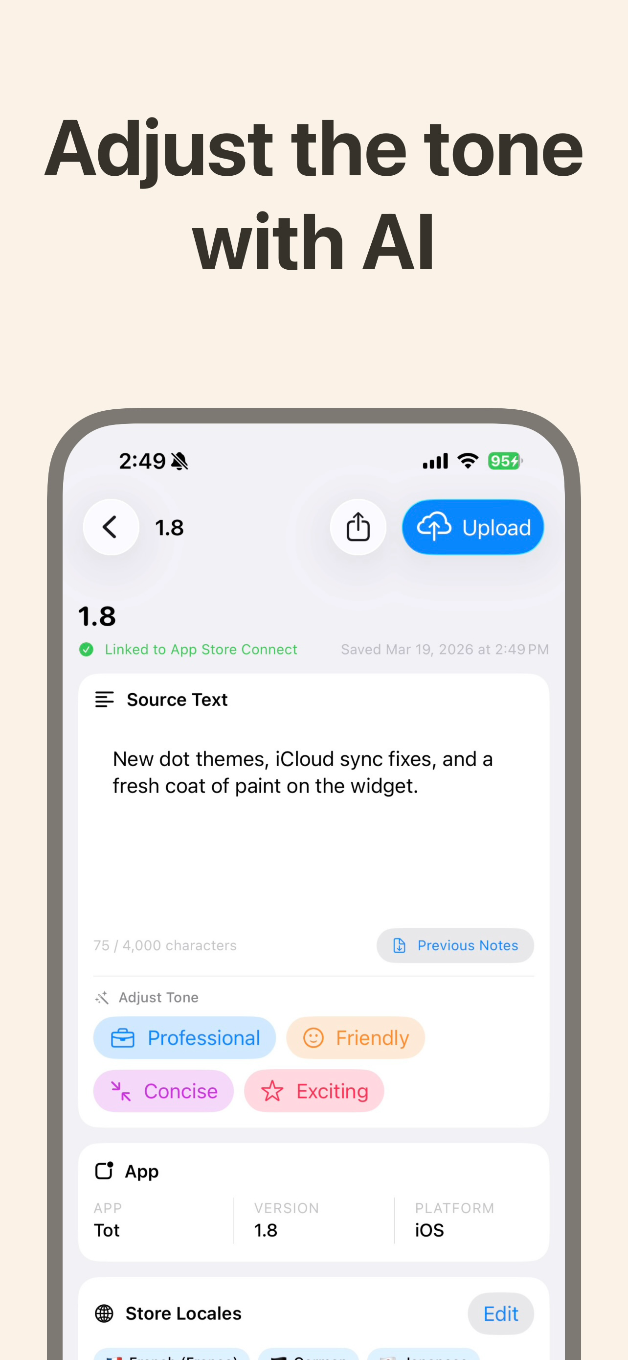 ReleaseWriter: Release Notes screenshot 5