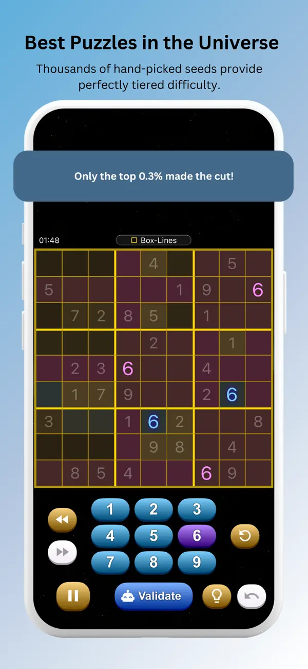 Screenshot #1 pour Milesoft Sudoku