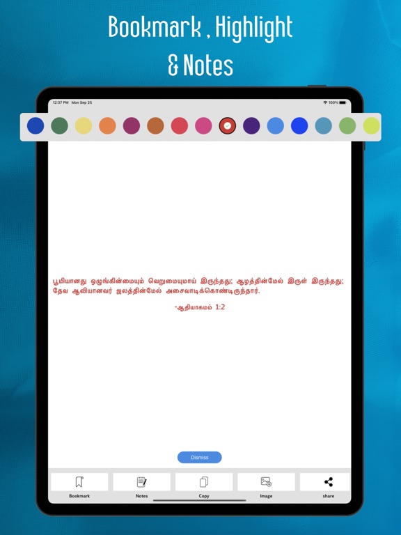 Screenshot #6 pour Tamil Bible - offline