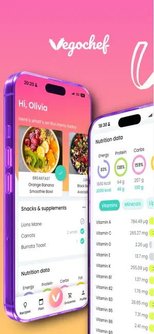 Vegochef: Nutrition Tracker screenshot 1