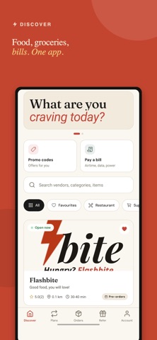 Flashbite - Food Delivery Screenshot 1 of 7