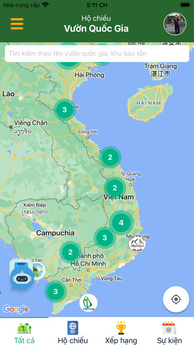 Hộ chiếu VQG Screenshot