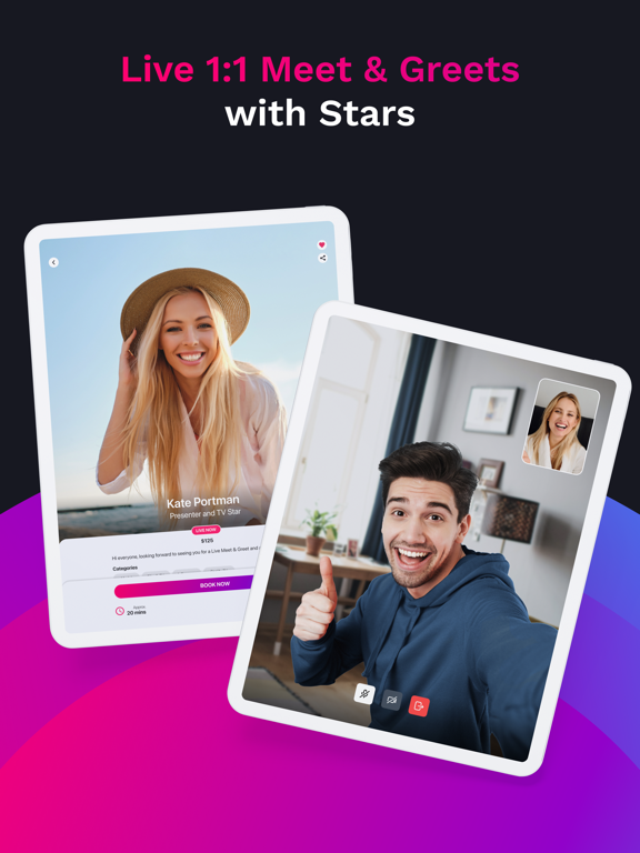 StarKix - Live Video Chat iPad screenshot 1 - Entertainment app