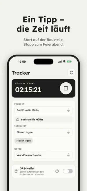 StundenFix screenshot 2