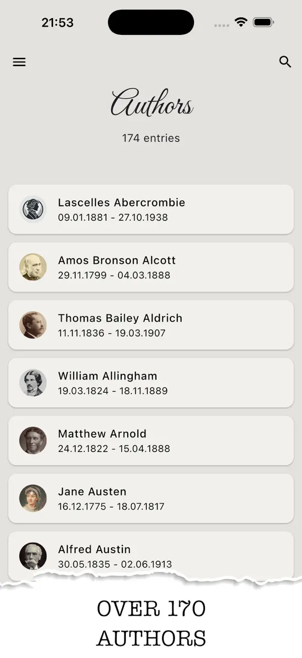 #3. English Poetry Collection (iOS) Által: Alexander Kessler