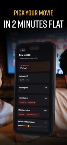 Movindr - Match & Watch Screenshot 3 of 5