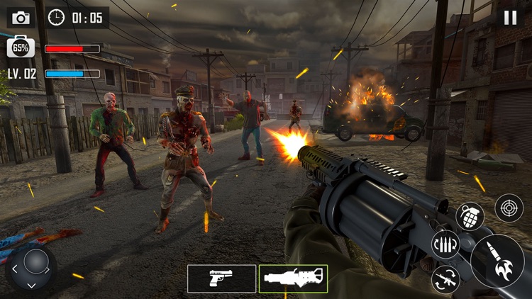 Deadly Zombies Army Combat FPS