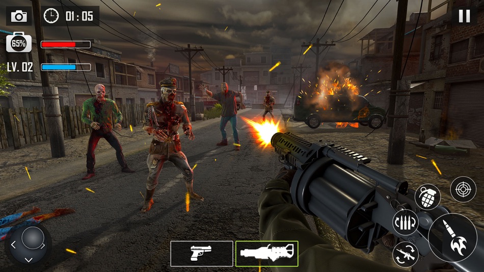 #2. Deadly Zombies Army Combat FPS (iOS) 由: elinx technologies