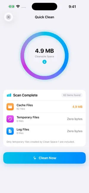 Clean Space 1 screenshot 3