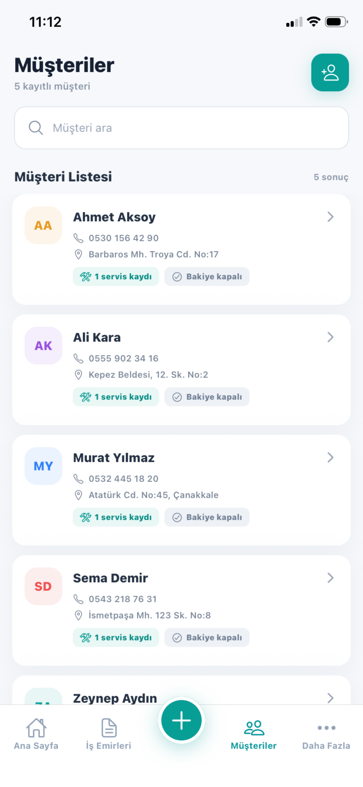 OzcServis screenshot 2