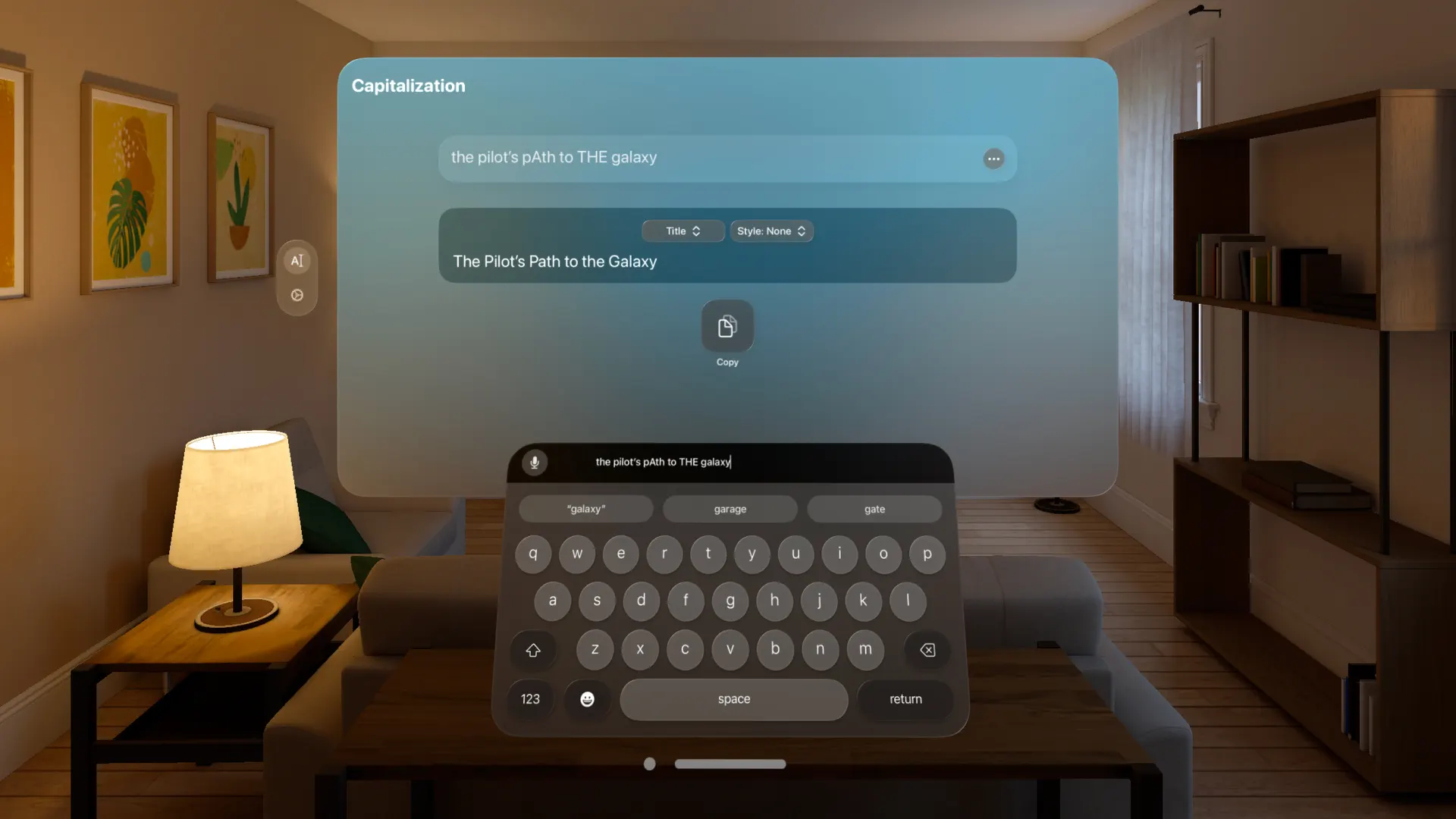 No Cap: Text Editor screenshot