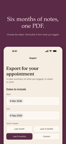 Orla – Menopause Tracker Screenshot 5 of 9