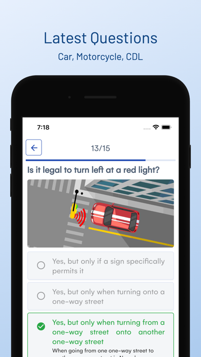 Nevada DMV Drivers Permit Test Screenshot