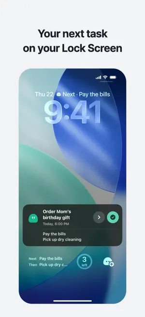 Dollop: Lock Screen Tasks screenshot 4