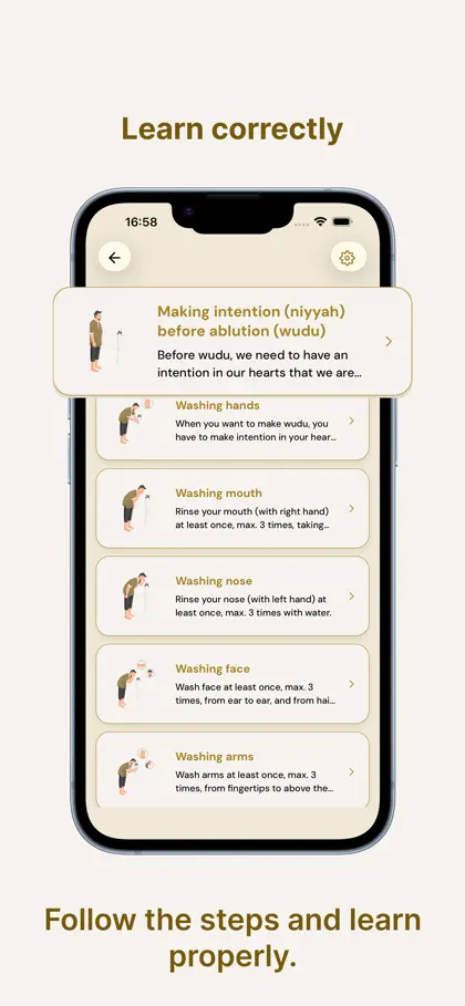 Screenshot 6 di 6 di mNamaz - Prayer step by step