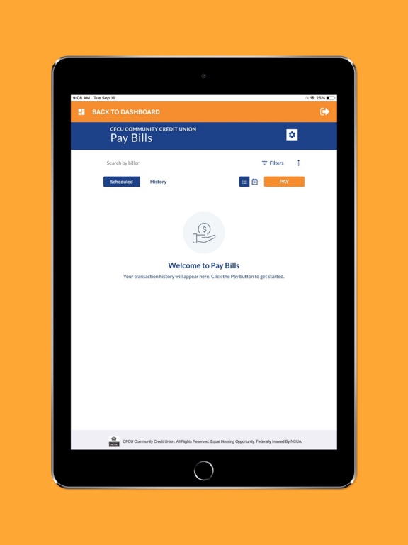 Beginnings Credit Union iPad screenshot 5 - Finance app