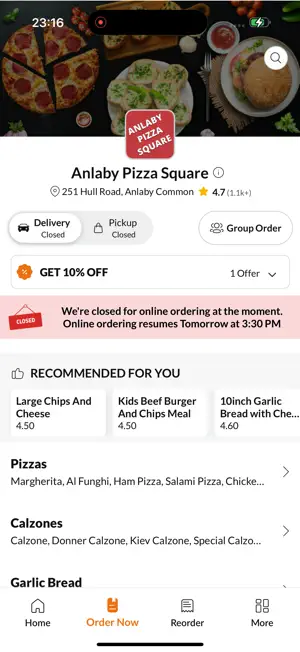 Anlaby Pizza Square screenshot 2