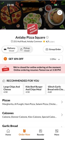 Anlaby Pizza Square Screenshot 2 of 4