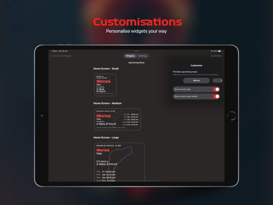 Formula Apex iPad screenshot 3 - Sports app