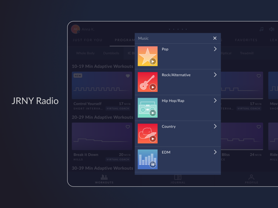 JRNY® iPad app afbeelding 5