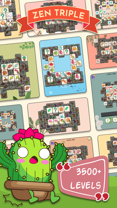 Zen Triple Cozy Grove Mahjong Screenshot