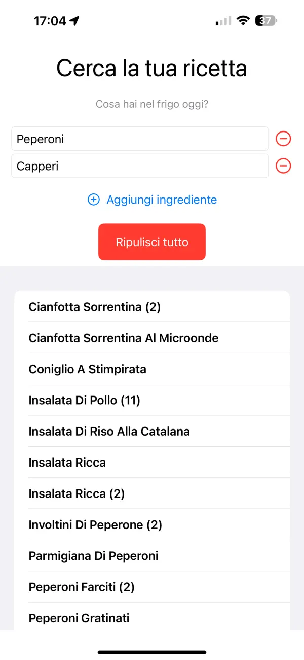 Screenshot #3 pour Cosa Cucino Oggi