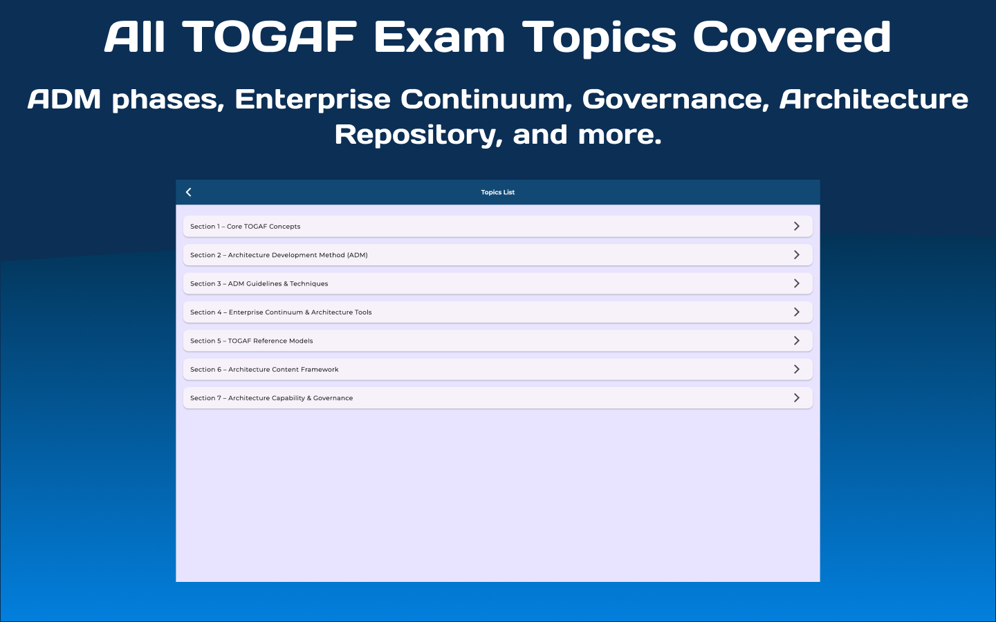 TOGAF Certification Prep