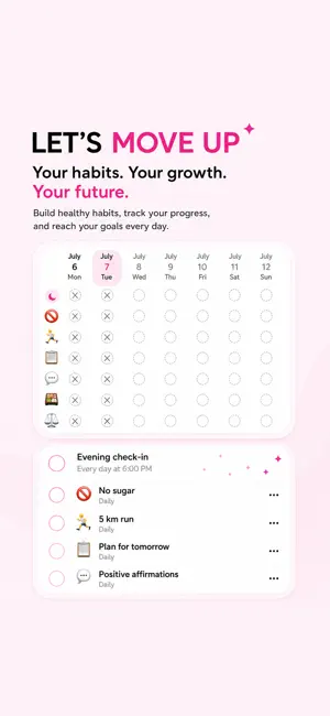 Let's MOVE UP: Habit Tracker screenshot 1