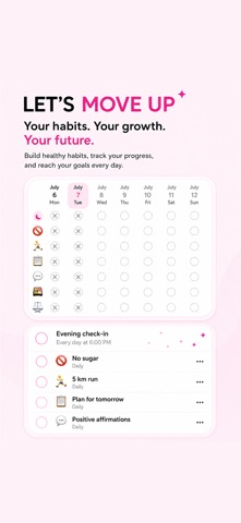 Let's MOVE UP: Habit Tracker Screenshot 1 of 5