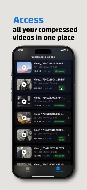 Compress videos - Size Reduce screenshot 4
