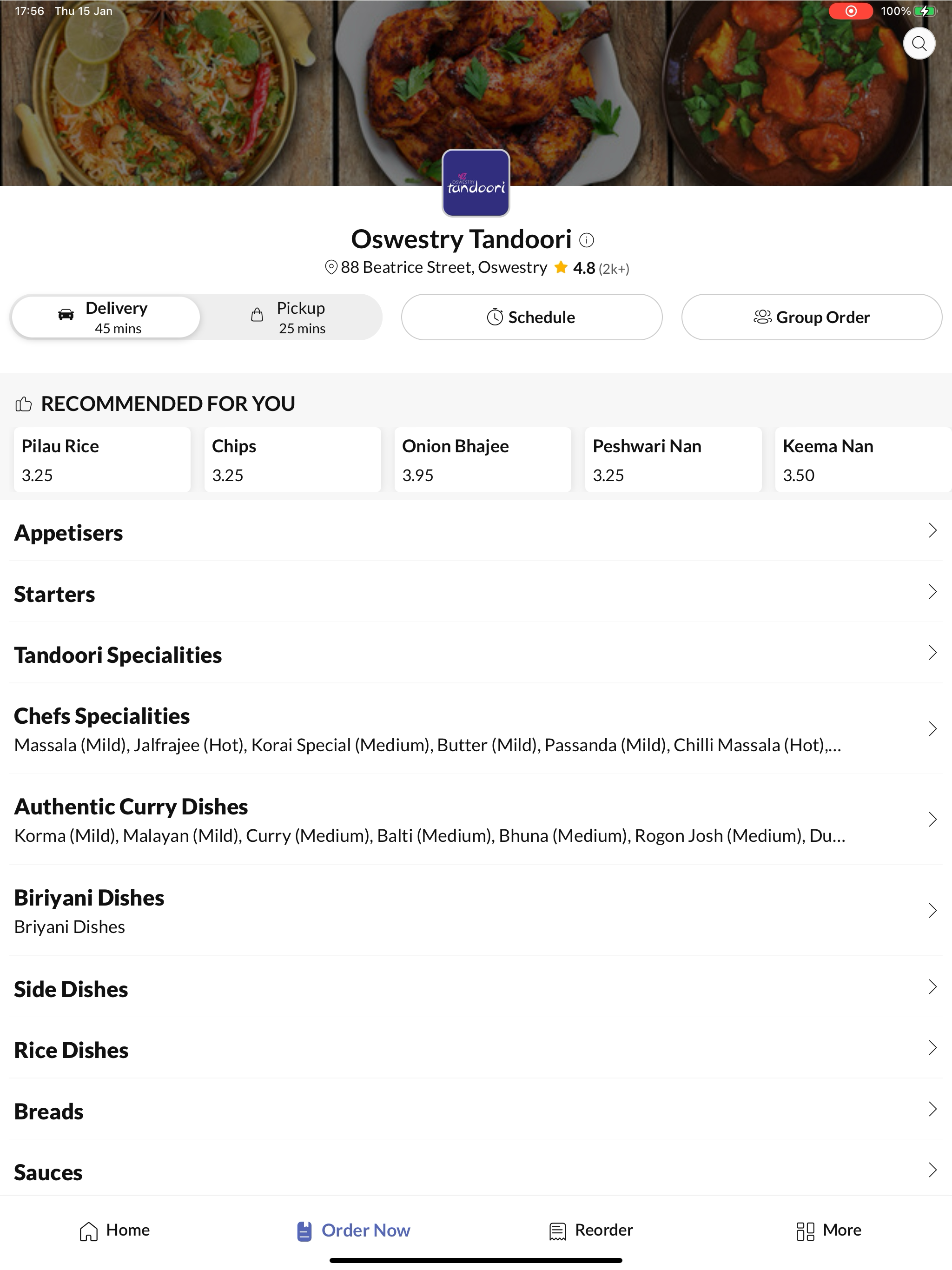 Oswestry Tandoori