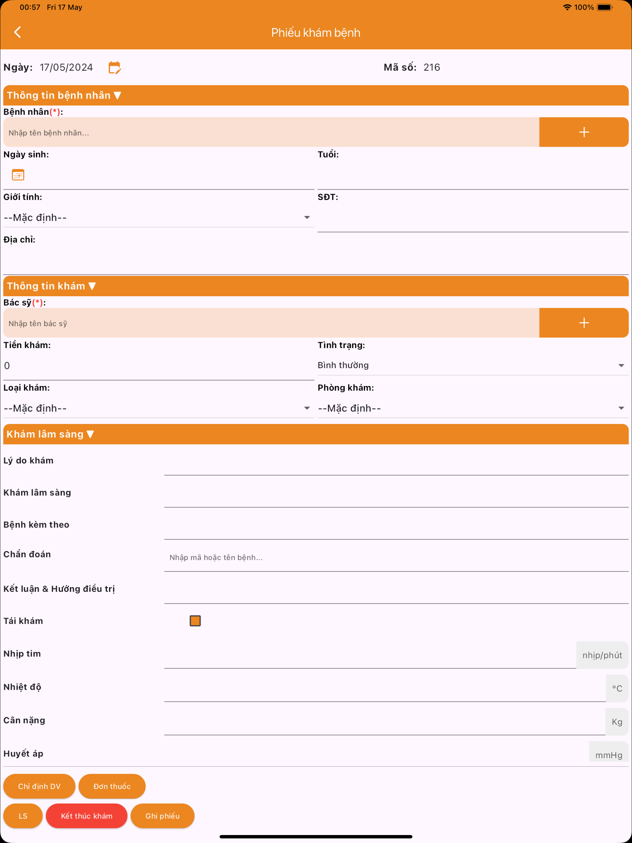 Web Phòng Khám
