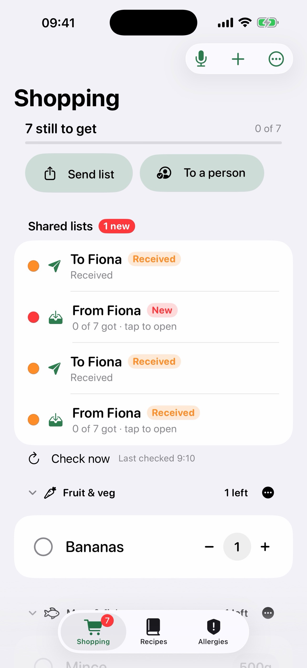 Screenshot 3 of Shopping List: Say It, Send It