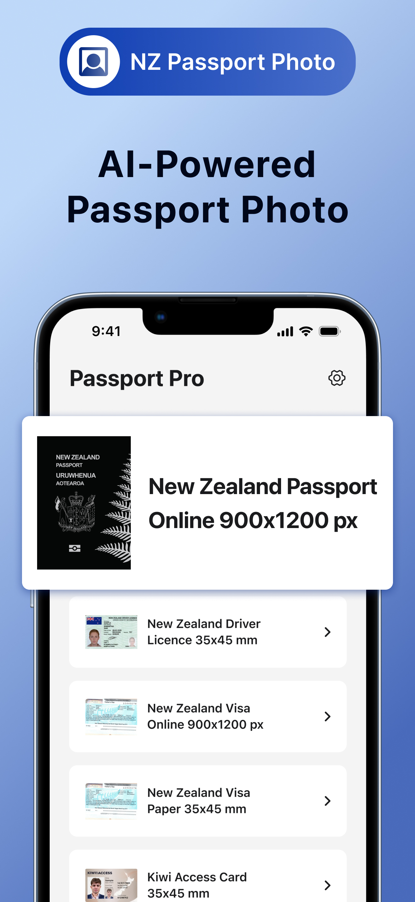 NZ Passport Photo App screenshot 2