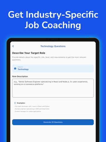 Job Scanner App & Resume Scan iPad screenshot